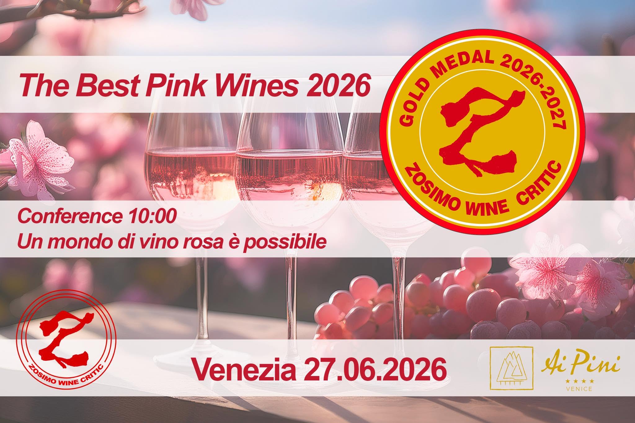 Conference: Un Mondo di Vino Rosa è Possibile – Venezia 27 Giugno 2026